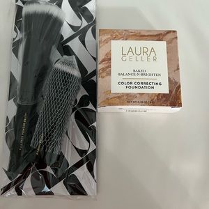 Laura Geller Baked Balance-N-Brighten Color Correcting Foundation new brushes